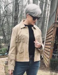 Yellowstone Inspired Suede Fringe Jacket