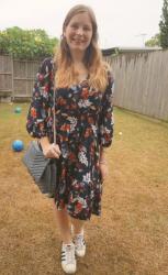 Navy Dresses and Luna Blue Rebecca Minkoff Edie Bag | Weekday Wear Link Up