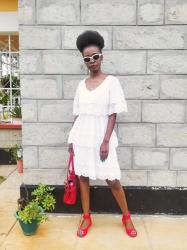 How To Wear A Little White Dress in Summer