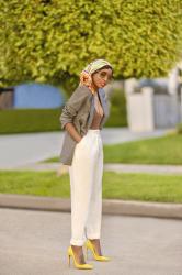 Hour Glass Blazer + High Waist Pants