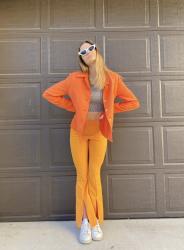 Monochromatic Outfit | All Orange Everything