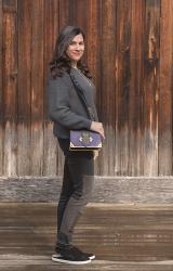 {outfit} A Pop of Purple Prada