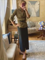 WIW - How To Layer A Maxi Skirt