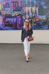 Spring Style: Two Ways to Wear White Jeans