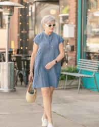 This Eileen Fisher Dress Is Light, Fun, and Fabulous