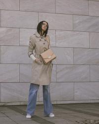 Beige trench...again