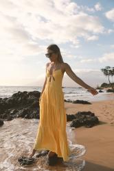 Yellow Maxi Dresses for Spring