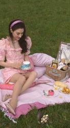 This is the Most Joyful Spring Picnic Dress for Easter Festivities