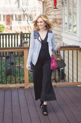 How to Style Wide Leg Cropped Pants