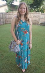 Floral Print Dresses and Chloe Paraty Bag For Kids Birthday Parties