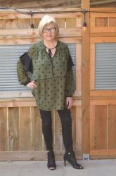 My Sew Sew Life-Polka Dot Rachel Comey Top