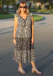 Blue Polka Dot Dress