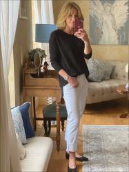 WIW - Cashmere & White Jeans