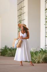 Affordable Spring Outfit: Monochromatic White