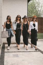 BLACK TANK DRESS WORN FOUR WAYS WITH CHIC AT EVERY AGE