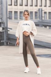 Sportlicher Frühlingslook mit Leggings