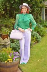 Lilac and Emerald Green + Style With a Smile Link Up