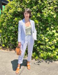 How To Wear Linen Suit Separates This Summer