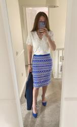 Blue and White (Office Style)