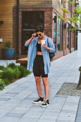 Two Ways to Style Biker Shorts