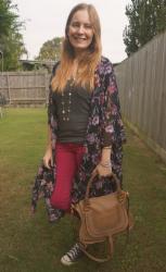 Colourful Jeans, Floral Kimonos and Chloe Bags