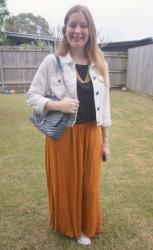 Maxi Skirts And Denim Jackets | Weekday Wear Link Up