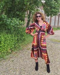 Polka dot dress or graphic print? What is it?