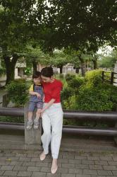 Parisian style with Repetto Rain Shoes In Tokyo