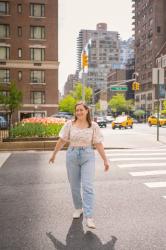 Crop Top and Mom Jeans