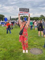 What to Wear to a Gun Rally and then a Pride Parade