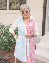 How to Wear Colorful Striped Dresses for Summer