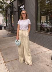 A Summer Uniform: Linen Pants and a Simple Tee
