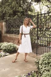 The White Eyelet Midi Dress, A Summer Classic