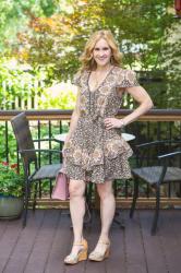 Keeping Cool in a Floral Mini Dress