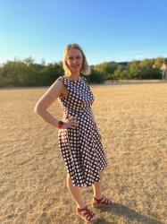A Brown Polka Dot Dress And How I Wear It