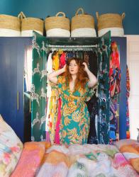 Jazz Up Your Ikea Brimnes Wardrobes With A Fun Zebra Print Wallpaper 