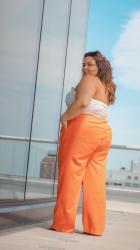 How to Wear Plus Size Wide Leg Pants