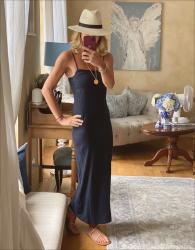 WIW - A Simple Navy Dress