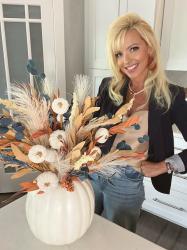 EASY PUMPKIN CENTERPIECE