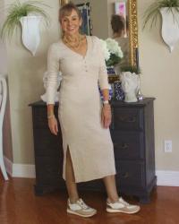 Knit Midi Dress 3 Ways
