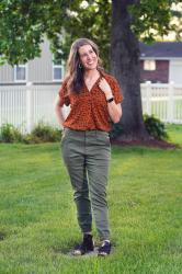 Fall Fashion with Leopard Print & Olive Hues