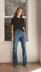 How to Style Flare Jeans this Fall
