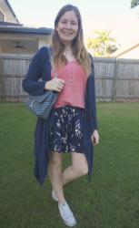 Cardigans and Culottes With Rebecca Minkoff Edie Bag