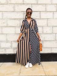 Wearing A Maxi Dress With Sneakers- Maxi Shirtdress