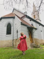 OUTFIT POST: FUCHSIA DRESS