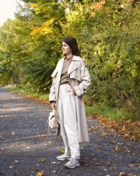 All-Beige-Look für den Herbst