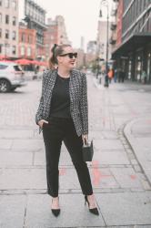 13 Tweed Blazer Outfit Ideas