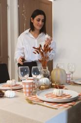 Décoration de table d'automne jour & nuit