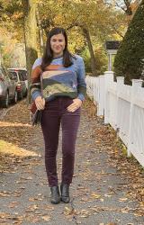 {outfit} Landscape Sweaters with Autumn Landscapes