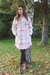 PLAID COAT